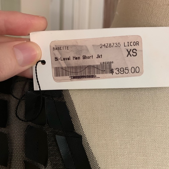 BABETTE Jacket with Vegan Leather Fringe - Picture 5 of 7